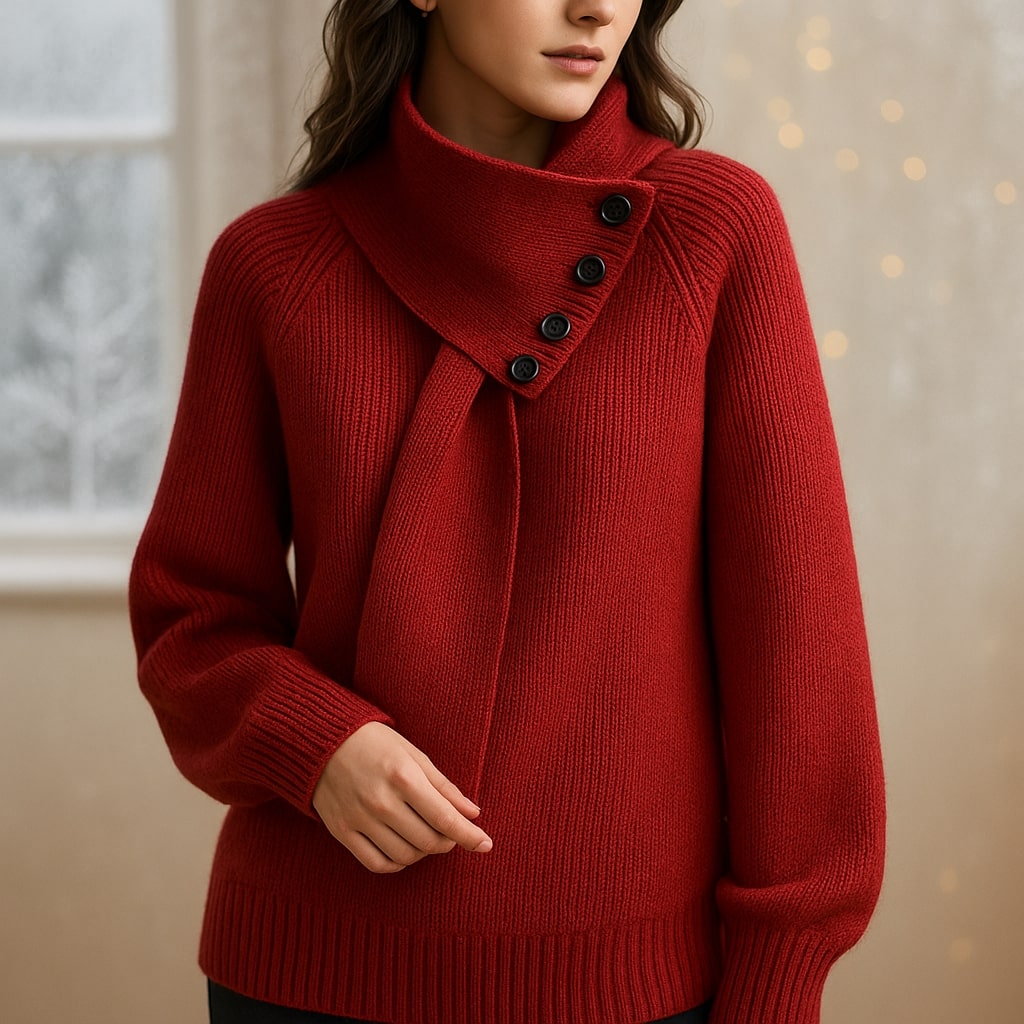 Elena Rib-Knit Sweater