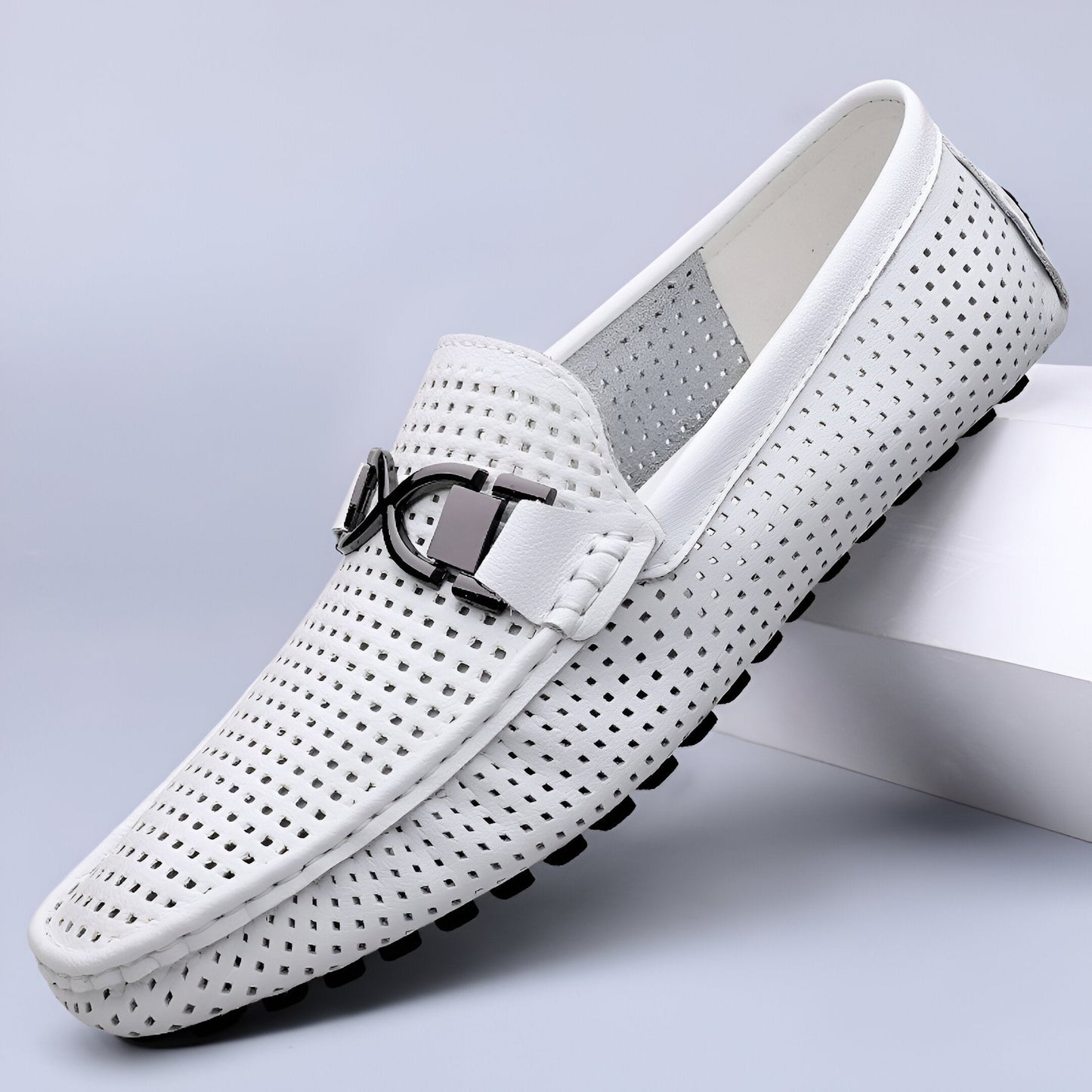 Alberto Comfort Leather Loafers