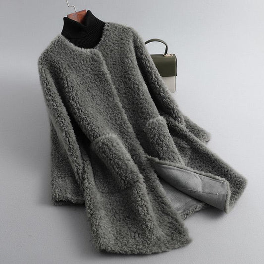 Amalia Sherpa Fleece Coat